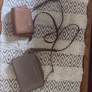 two crossbody bags